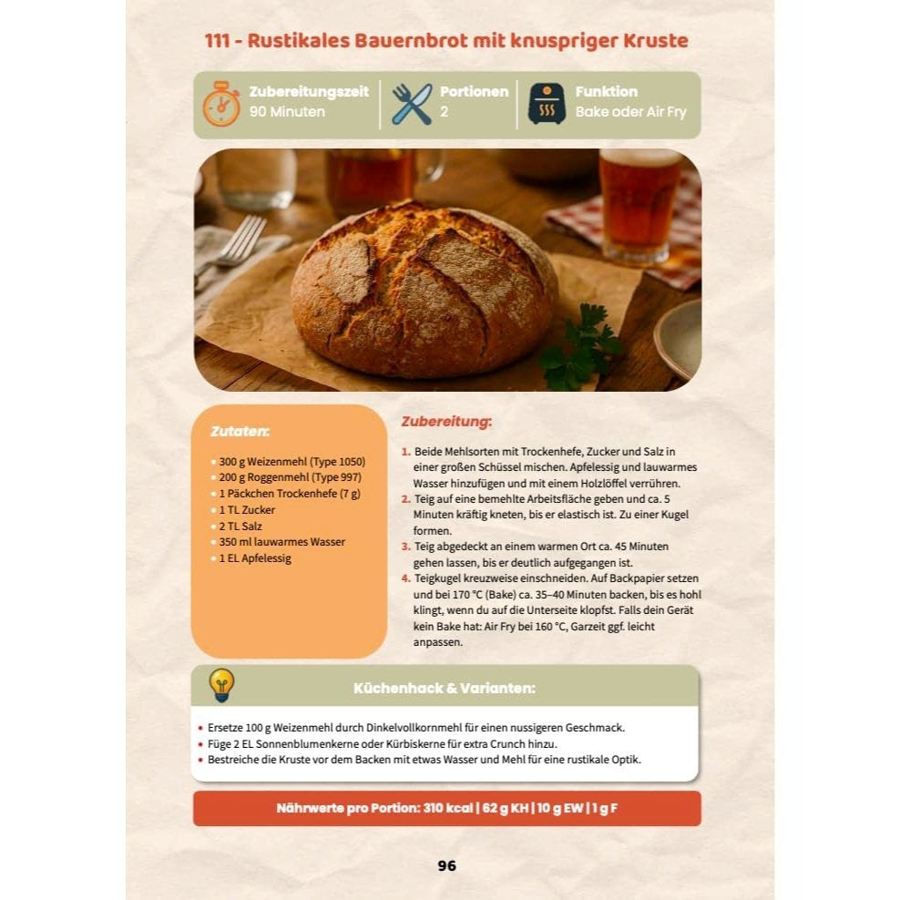 Heißluftfritteuse, 1 für Alltag und Zuhause – Detailansicht 5