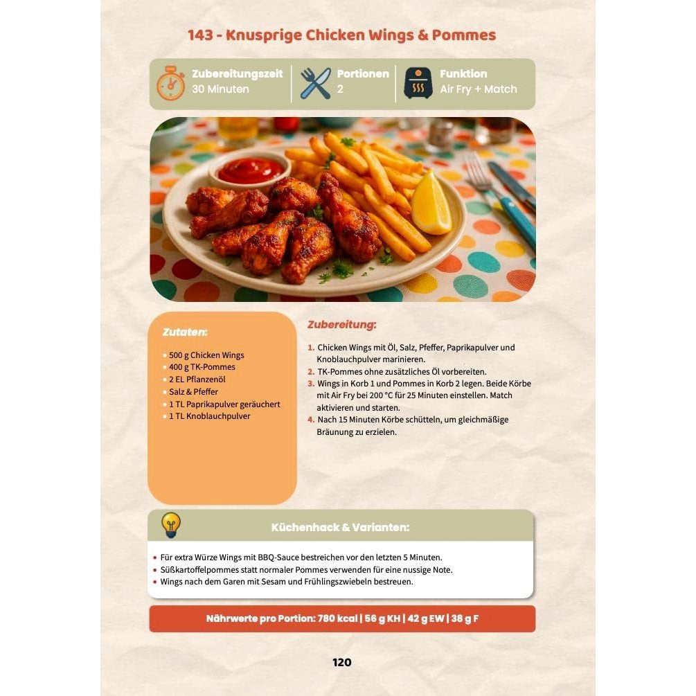 Heißluftfritteuse, 1 für Alltag und Zuhause – Detailansicht 8