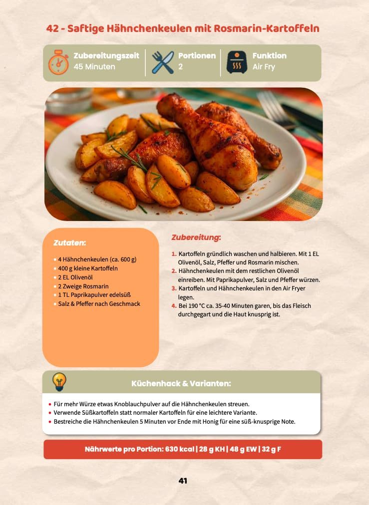 Heißluftfritteuse, 1 für Alltag und Zuhause – Detailansicht 12