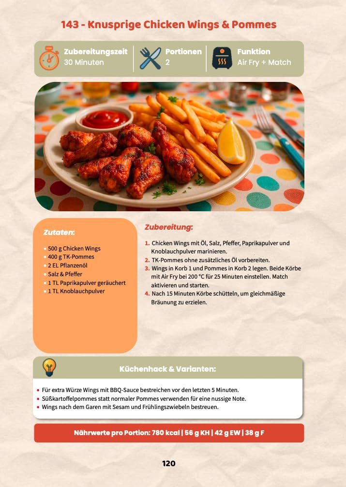 Heißluftfritteuse, 1 für Alltag und Zuhause – Detailansicht 16