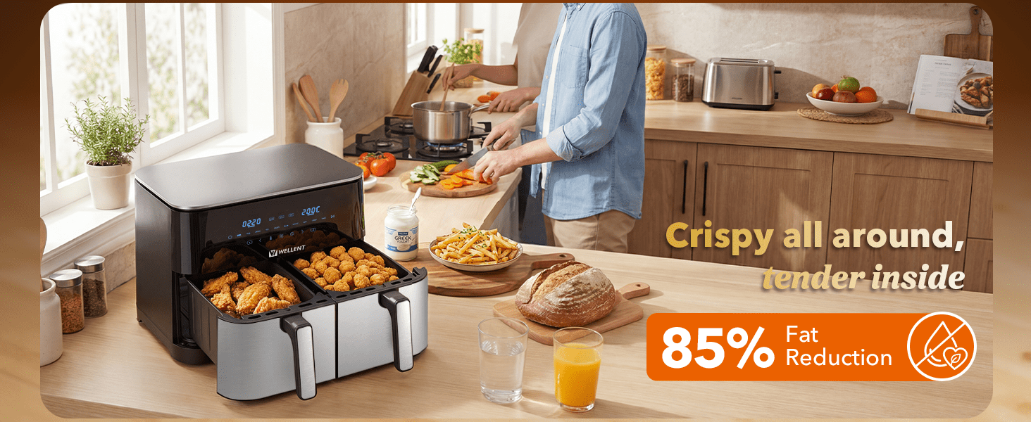 Heißluftfritteuse, 11 L für Alltag und Zuhause – Detailansicht 19
