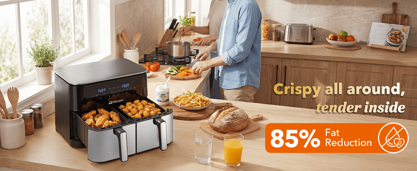 Heißluftfritteuse, 11 L für Alltag und Zuhause – Detailansicht 22