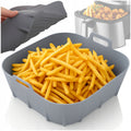 Heißluftfritteuse, Silikon für Heißluftfritteuse 17×17 cm • Flexibler und Fritteuse – Hauptansicht
