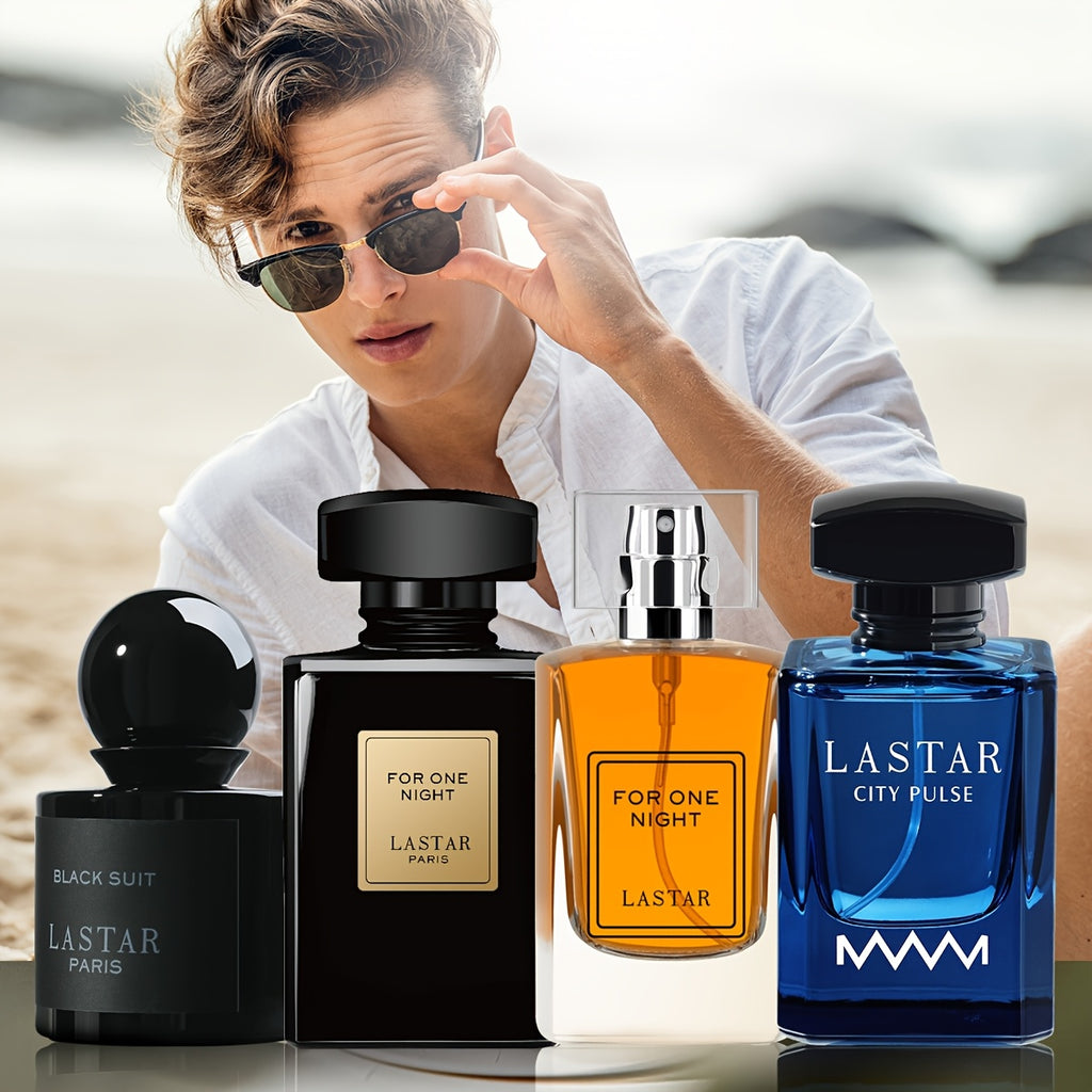 Herrenparfüm-Set, 4er-Pack Herren-Parfümset, Patchouli-, Vanille für Alltag – Detailansicht 6