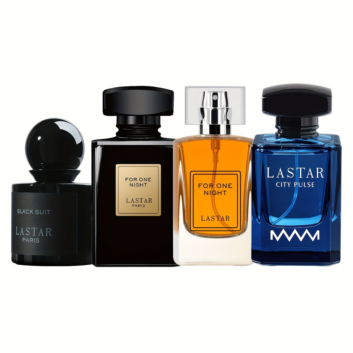 Herrenparfüm-Set, 4er-Pack Herren-Parfümset, Patchouli-, Vanille für Alltag – Detailansicht 8