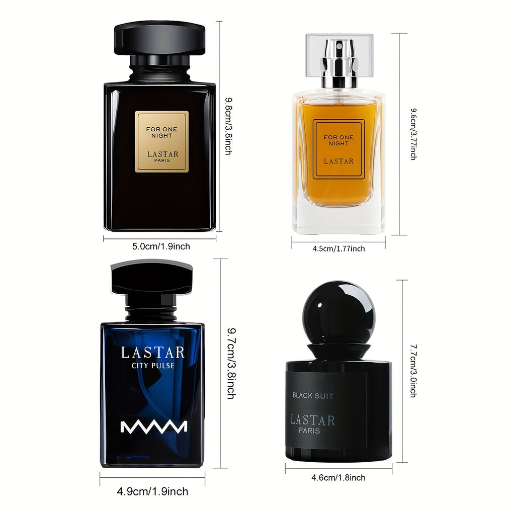 Herrenparfüm-Set, 4er-Pack Herren-Parfümset, Patchouli-, Vanille für besondere Anlässe und Alltag – Detailansicht 7