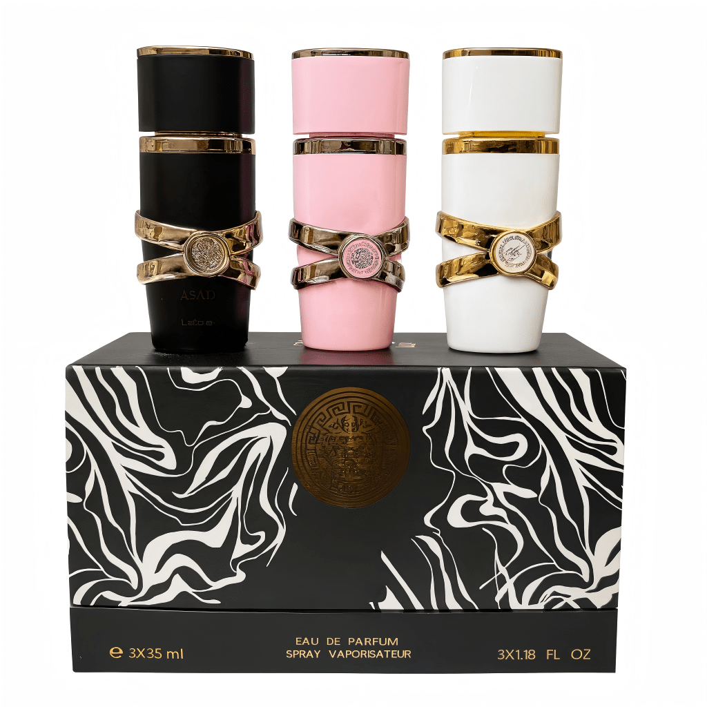 Herrenparfüm-Set, Eau de Parfum Geschenkset 3 × für Alltag – Hauptansicht