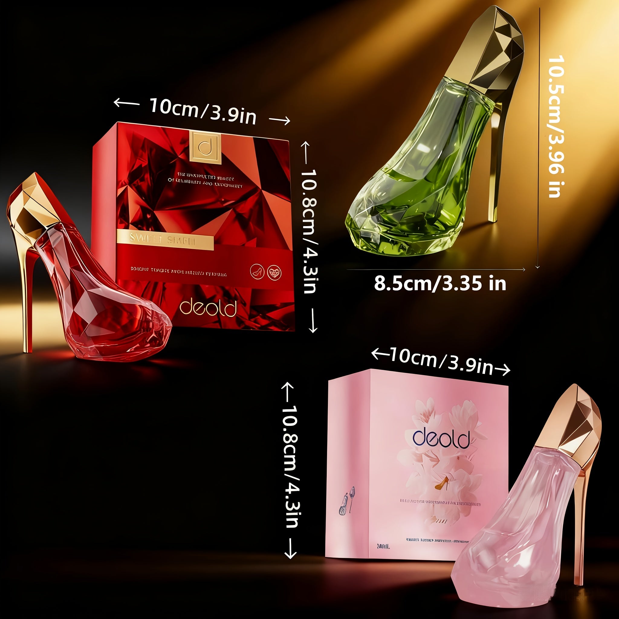 Herrenparfüm-Set, High-Heel für Alltag – Detailansicht 9