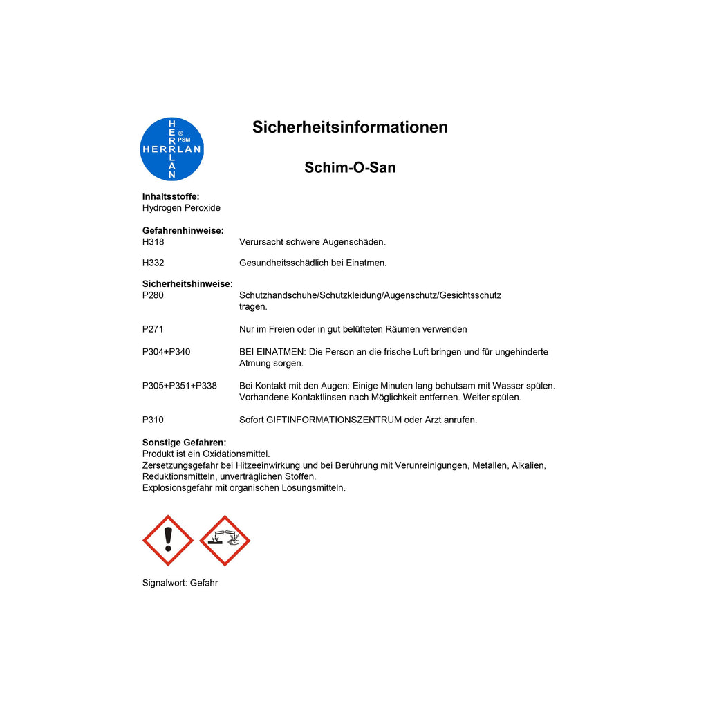 HERRLAN® Schim-O-San Schimmelentferner Spray, 1000 ml für Badezimmer und Haushalt – Detailansicht 2