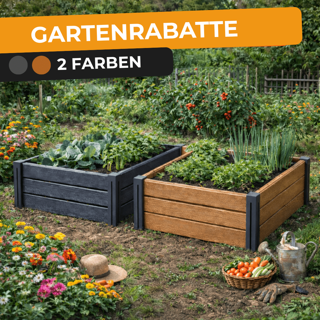 Hochbeet, anthrazit für Garten und Terrasse – Detailansicht 14