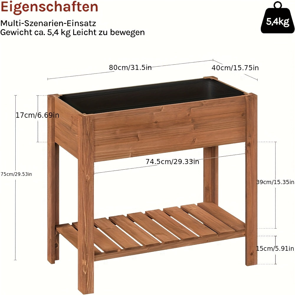 Hochbeet, Holz für Garten und Terrasse – Detailansicht 4