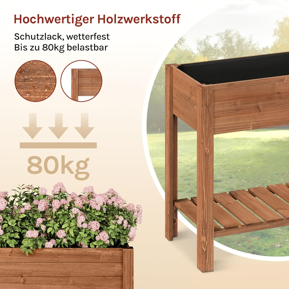 Hochbeet, Holz für Garten und Terrasse – Detailansicht 9