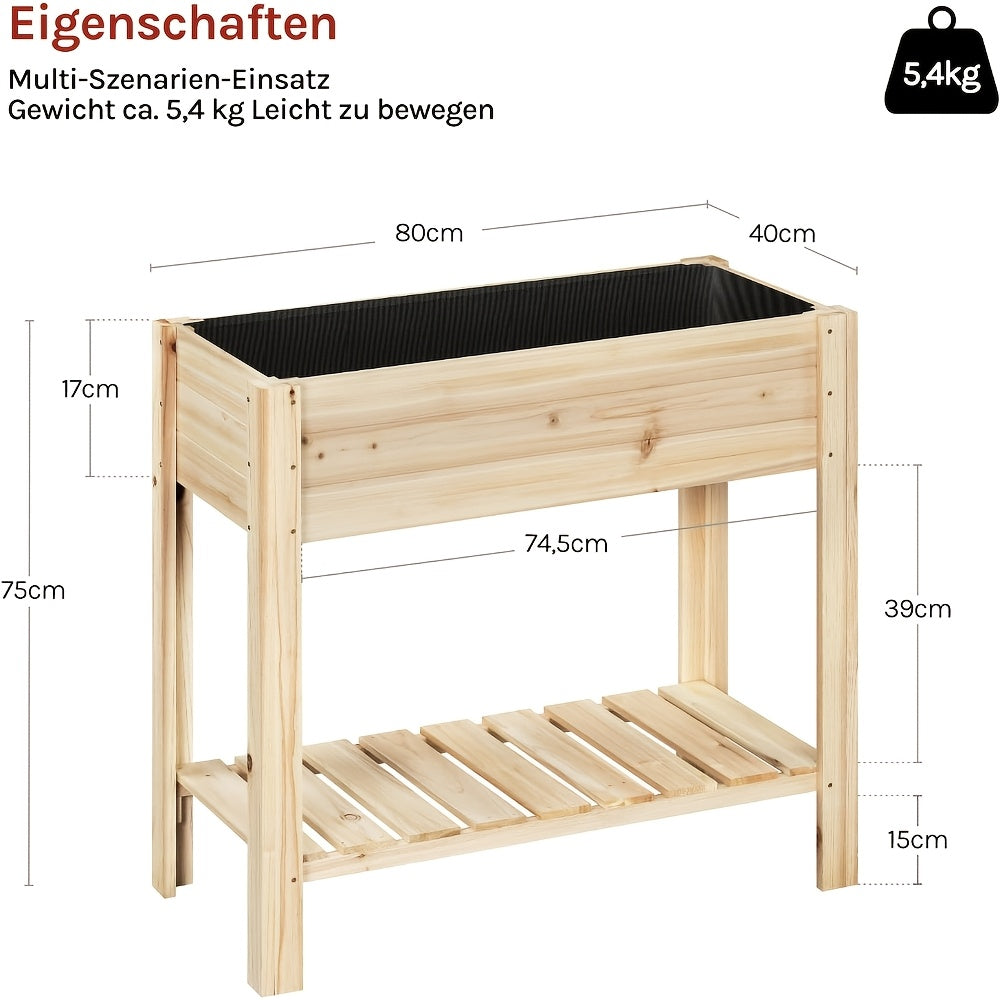 Hochbeet, Holz für Garten und Terrasse – Detailansicht 12