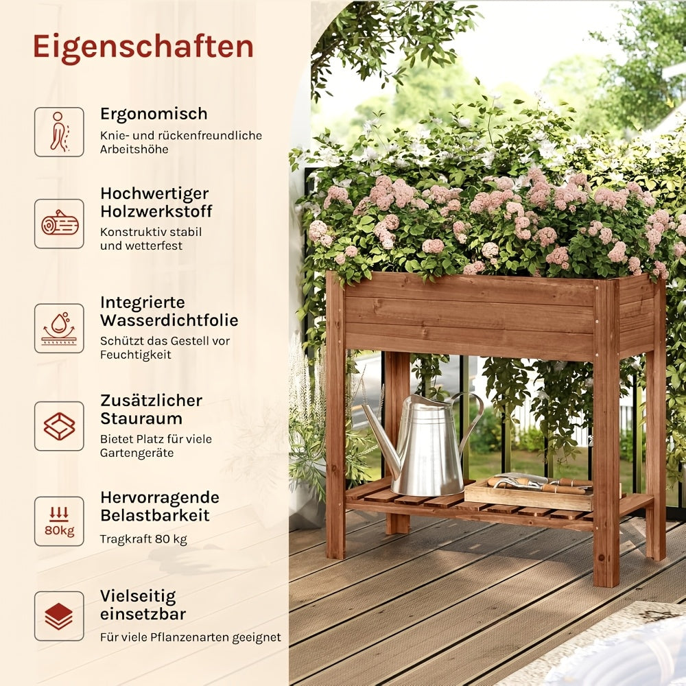 Hochbeet, Holz für Garten und Terrasse – Detailansicht 15