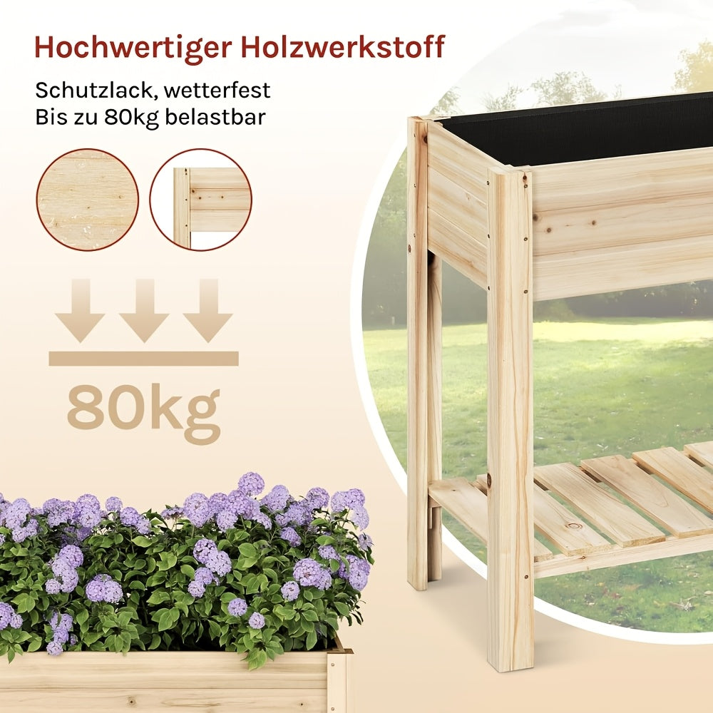 Hochbeet, Holz für Garten und Terrasse – Detailansicht 16