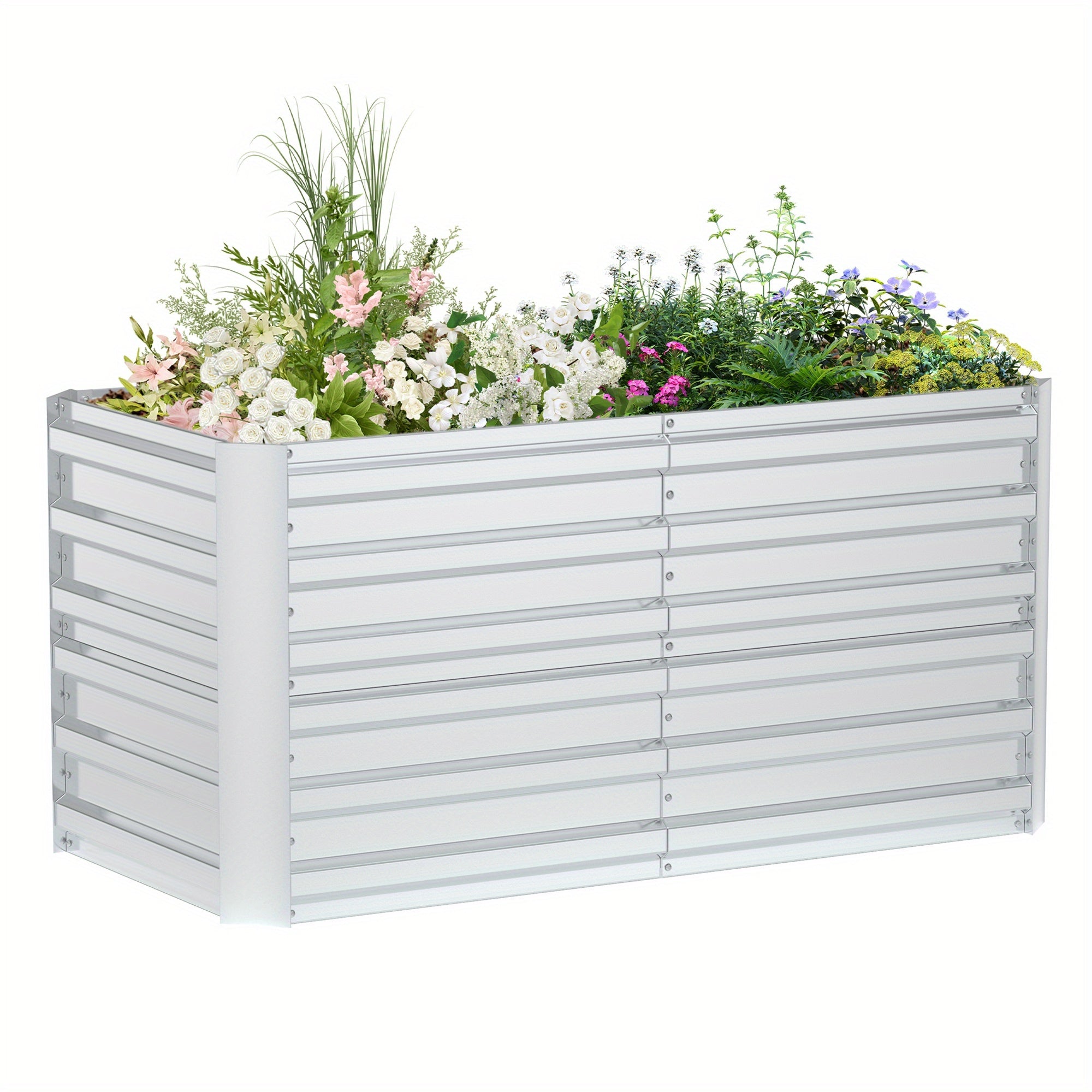 Hochbeet, Silbrig für Garten und Terrasse – Detailansicht 7