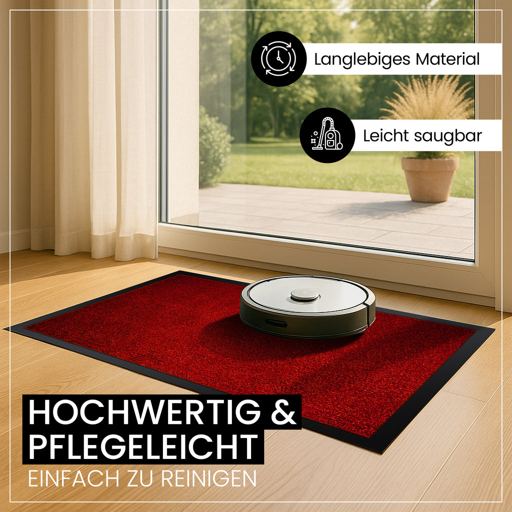 Hochwertige Fußmatte, rutschfest für Innen und Außen, Schmutzfangmatte rutschfest – Detailansicht 49
