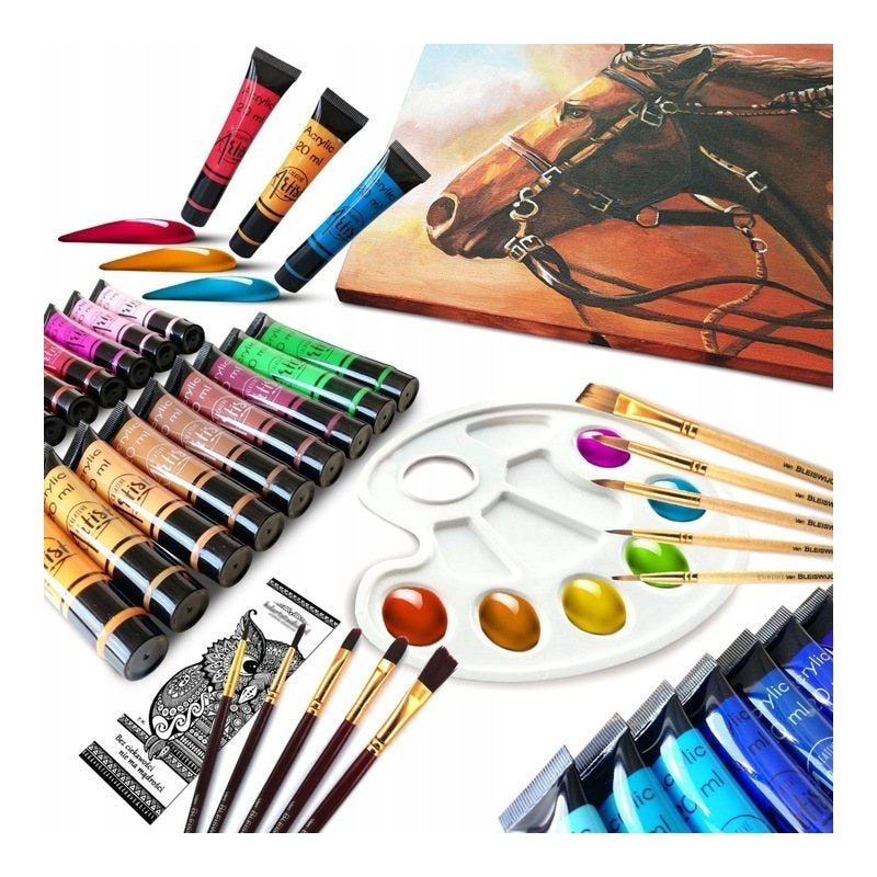 Hochwertiges Acrylfarben-Set, 20 ml für Profikünstler und Alltag – Detailansicht 9