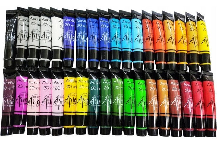 Hochwertiges Acrylfarben-Set, 20 ml für Profikünstler und Alltag – Detailansicht 15