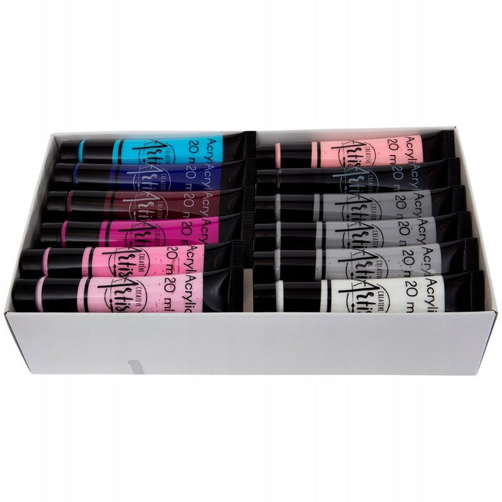 Hochwertiges Acrylfarben-Set, 20 ml für Profikünstler und Alltag – Detailansicht 20