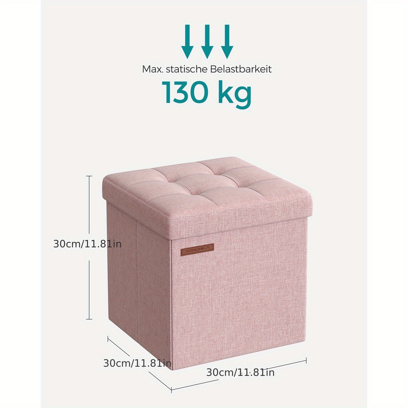 Hocker, 130 kg für Schlafzimmer und Bett – Detailansicht 3