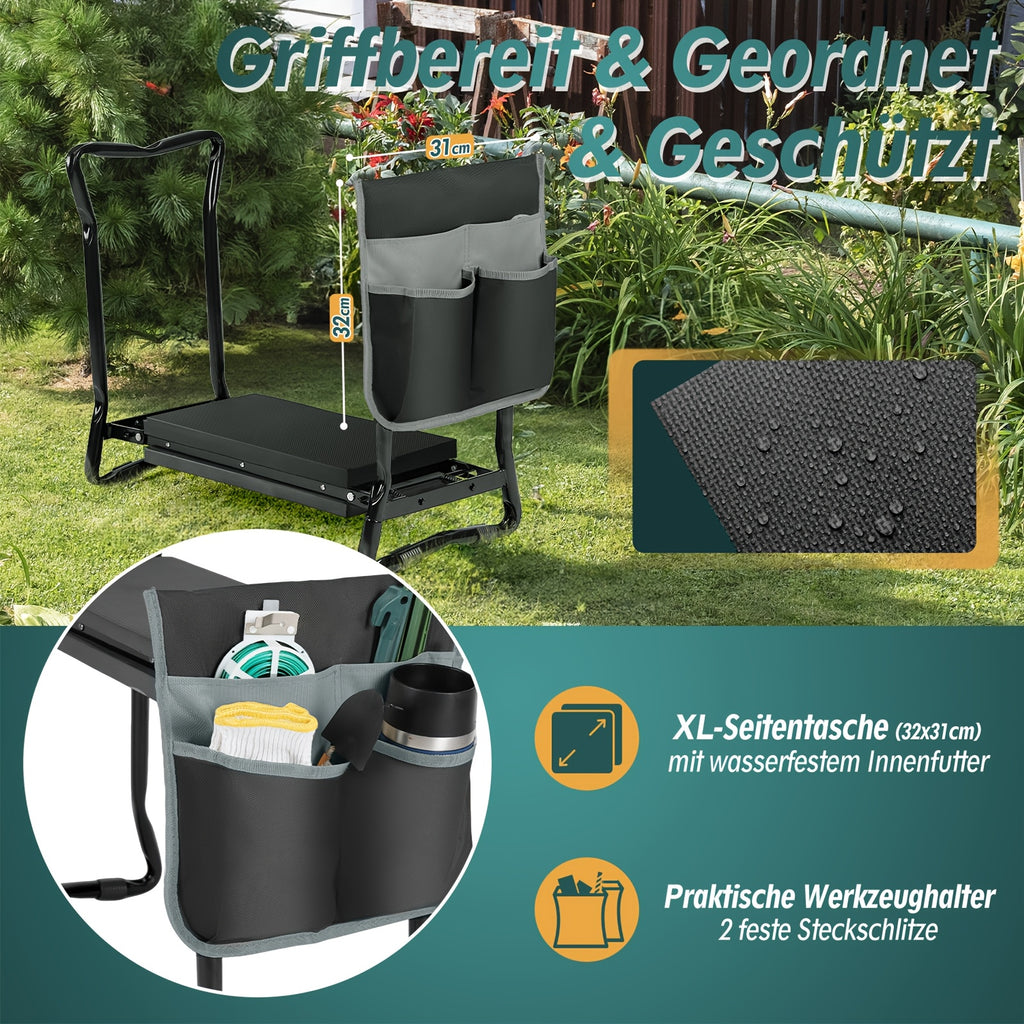 Höhenverstellbare Kniendbank, 180 kg für Garten und Terrasse – Detailansicht 6