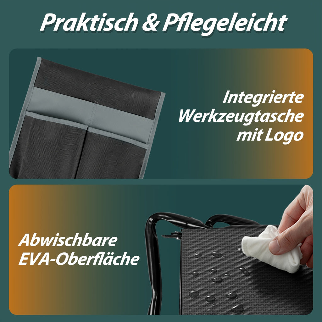 Höhenverstellbare Kniendbank, 180 kg für Garten und Terrasse – Detailansicht 9