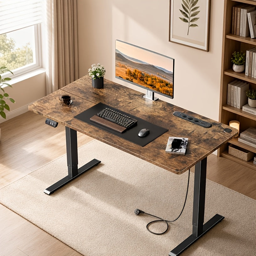 Höhenverstellbarer Schreibtisch, 113,03 cm für Arbeitszimmer und Homeoffice – Detailansicht 8