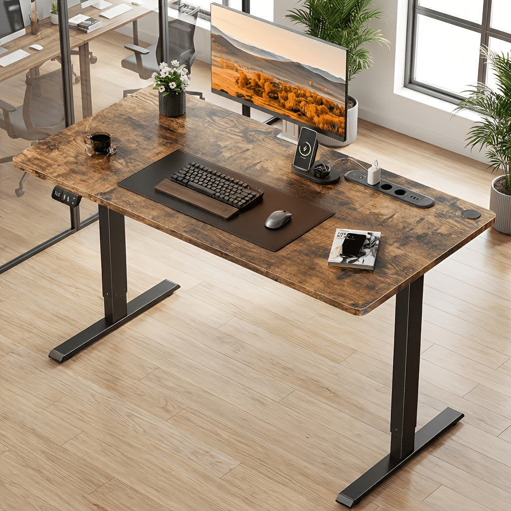 Höhenverstellbarer Schreibtisch, 113,03 cm für Arbeitszimmer und Homeoffice – Detailansicht 9