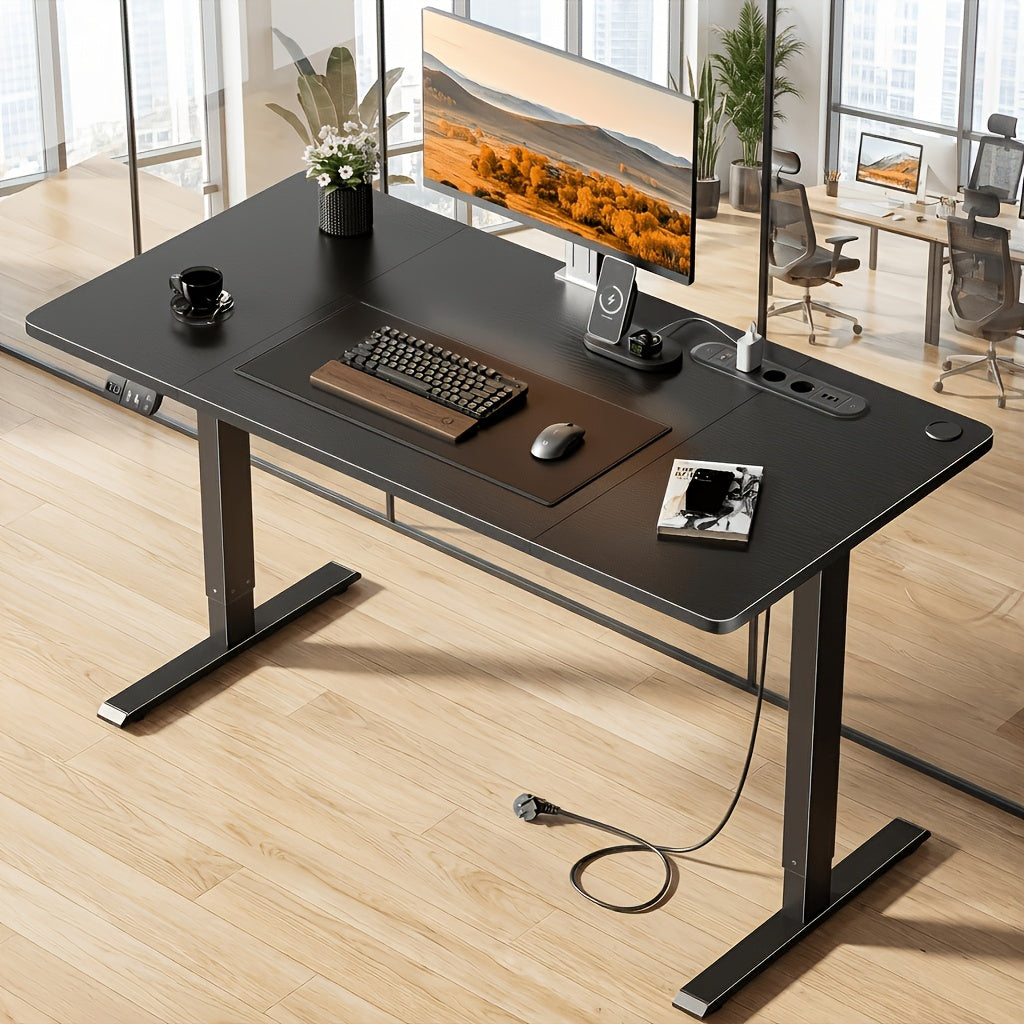 Höhenverstellbarer Schreibtisch, 113,03 cm für Arbeitszimmer und Homeoffice – Detailansicht 13