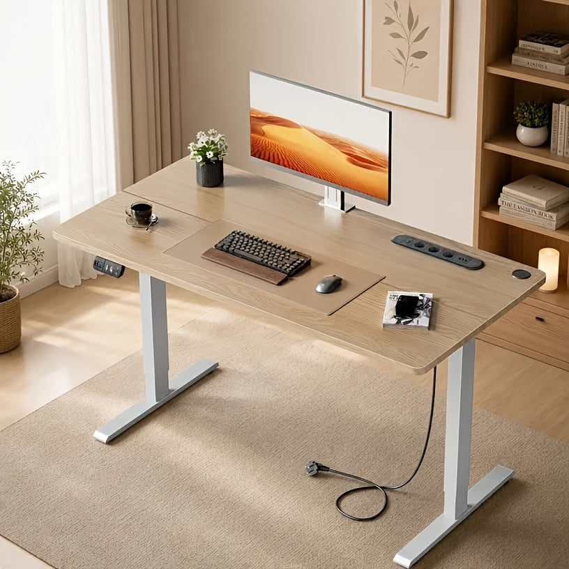 Höhenverstellbarer Schreibtisch, 113,03 cm für Arbeitszimmer und Homeoffice – Detailansicht 14