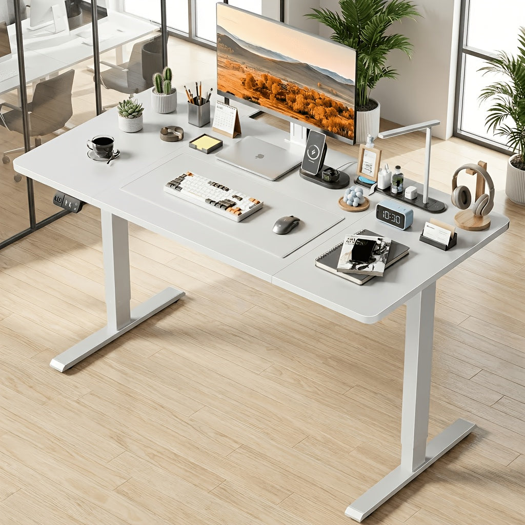 Höhenverstellbarer Schreibtisch, 113,03 cm für Arbeitszimmer und Homeoffice – Detailansicht 19