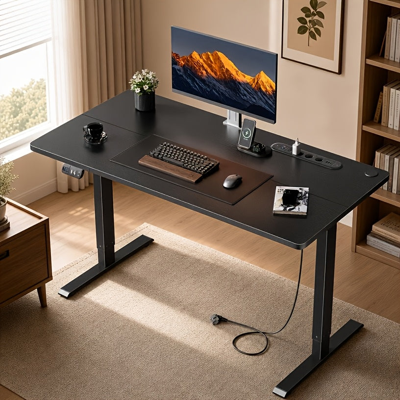 Höhenverstellbarer Schreibtisch, 113,03 cm für Arbeitszimmer und Homeoffice – Detailansicht 22