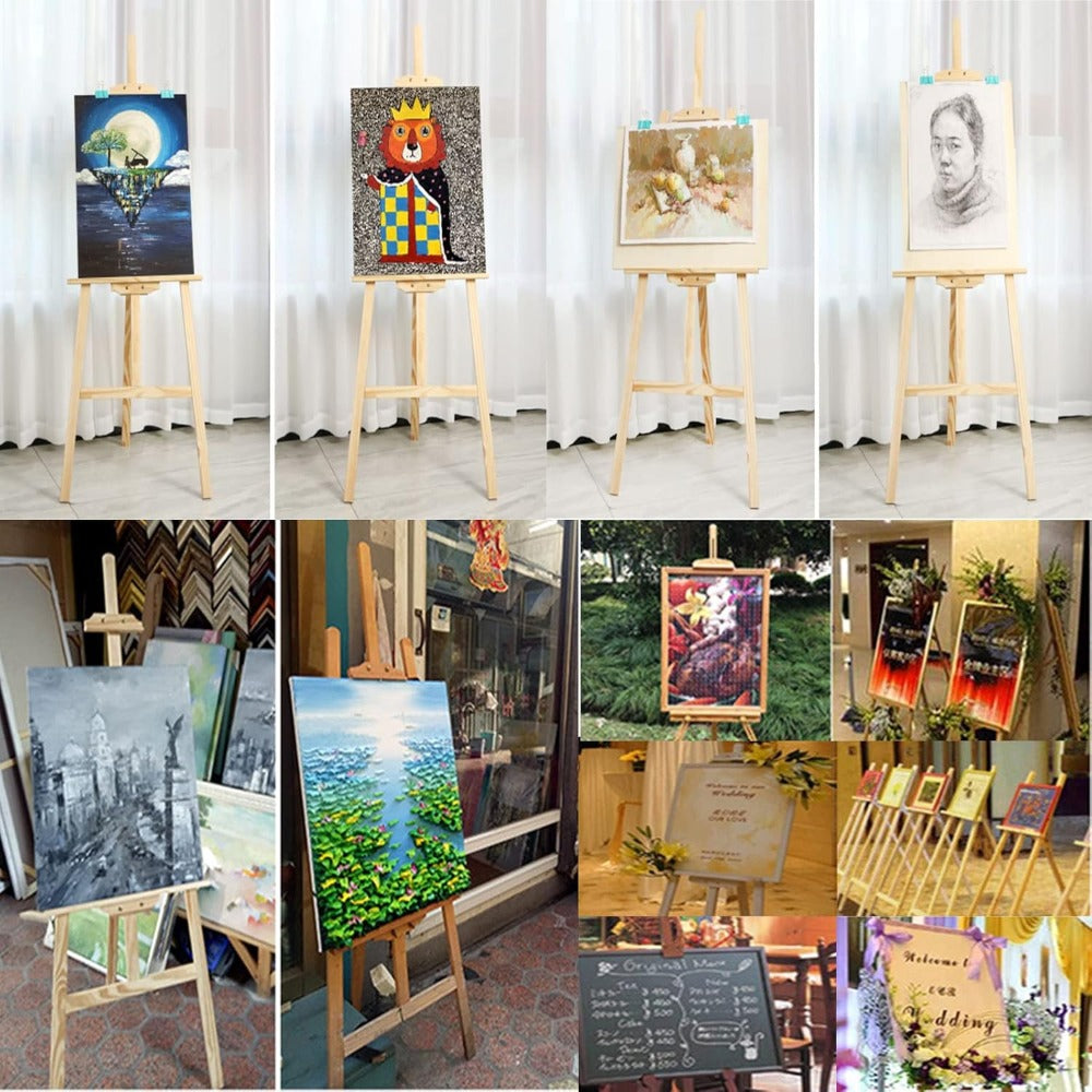 Holzgesteller, 150cm für Kunst und Kinder – Detailansicht 2