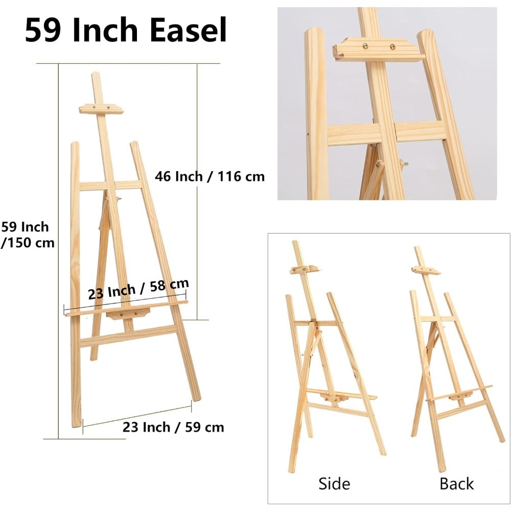 Holzgesteller, 150cm für Kunst und Kinder – Detailansicht 3