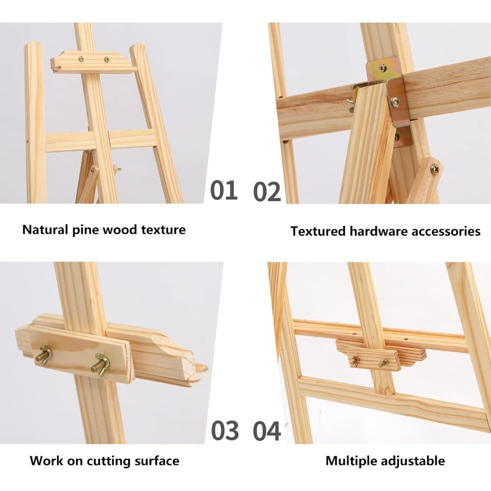 Holzgesteller, 150cm für Kunst und Kinder – Detailansicht 5