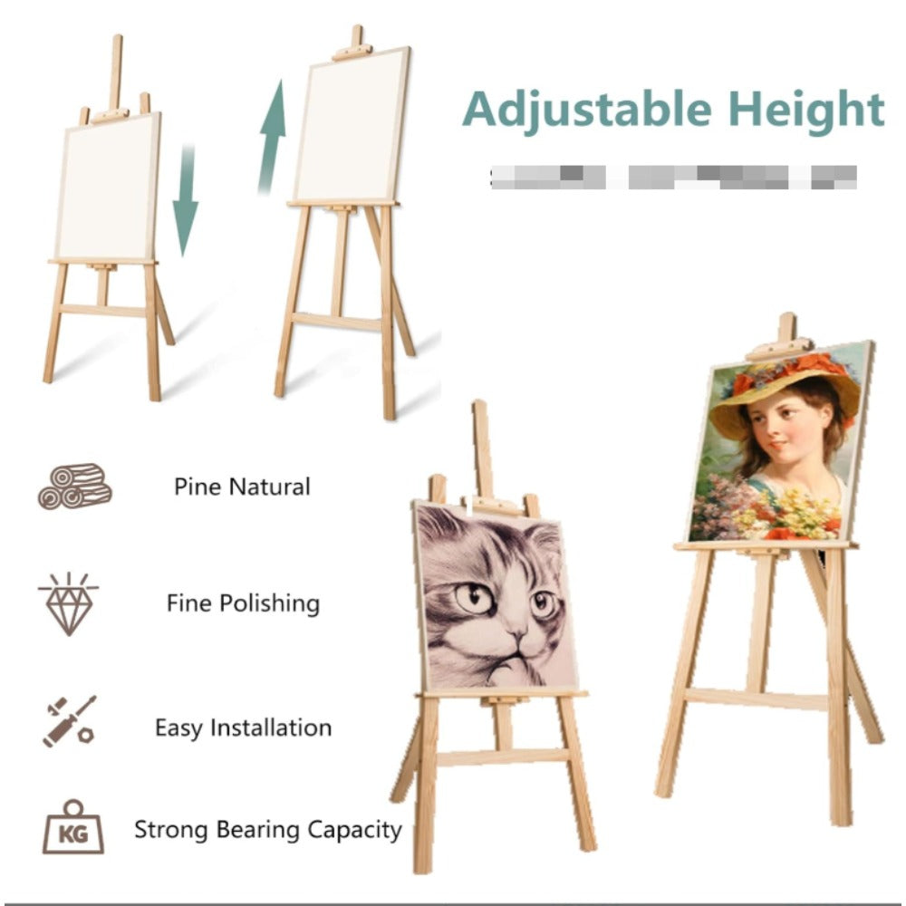 Holzgesteller, 150cm für Kunst und Kinder – Detailansicht 7