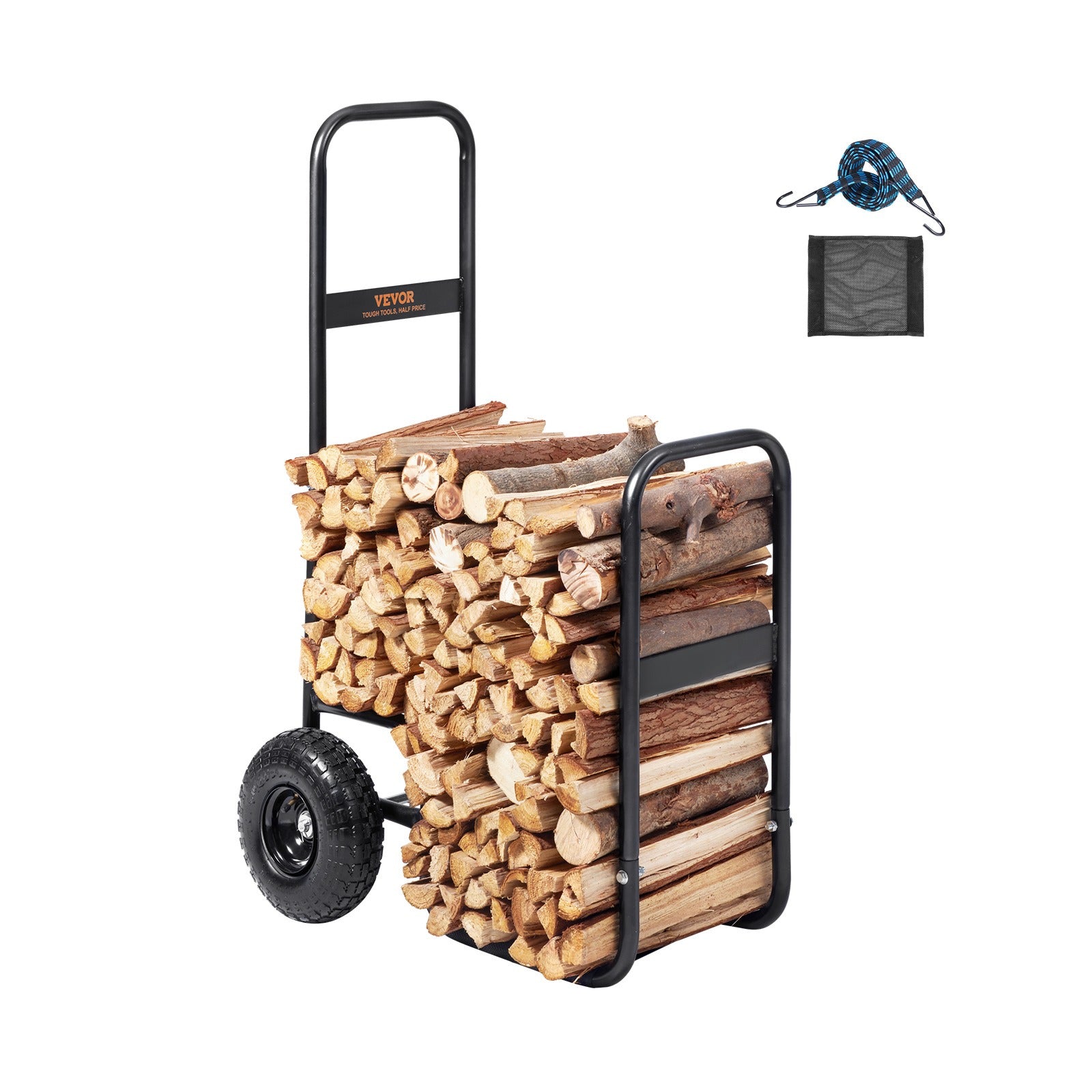 Holzstapelwagen, 250 lbs für Kamin und Alltag – Hauptansicht