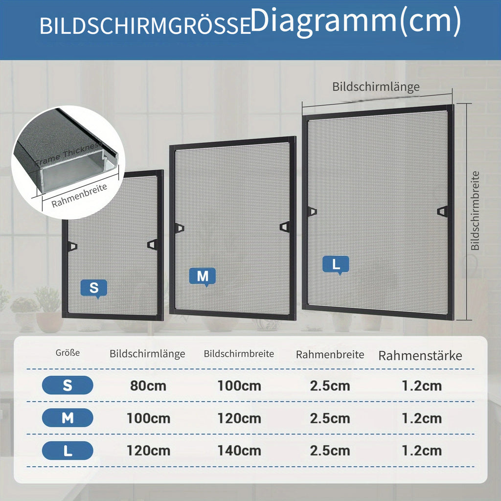 Homelive bohrfreies Fenstergitter, Weiß für Fenster und Häuser – Detailansicht 4