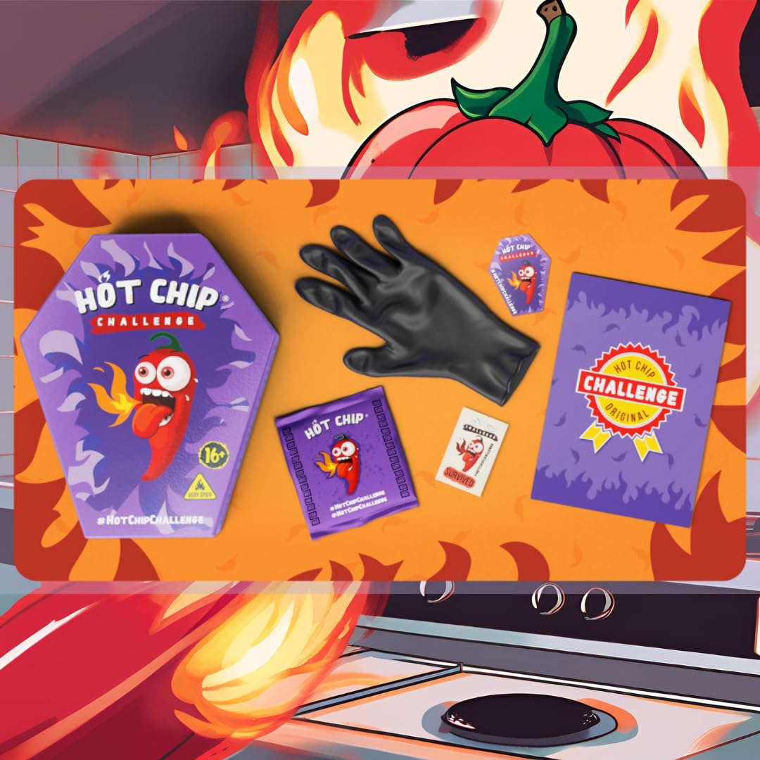 HOT-CHIP-Herausforderung, 67 g für Tapfere, perfekt für Herausforderungen und Partys – Detailansicht 8