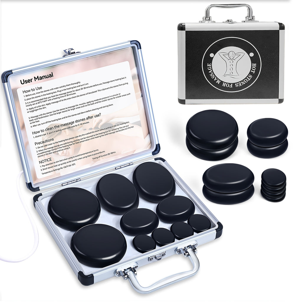 Hot Stone Massage Set für Nacken und Alltag – Detailansicht 9