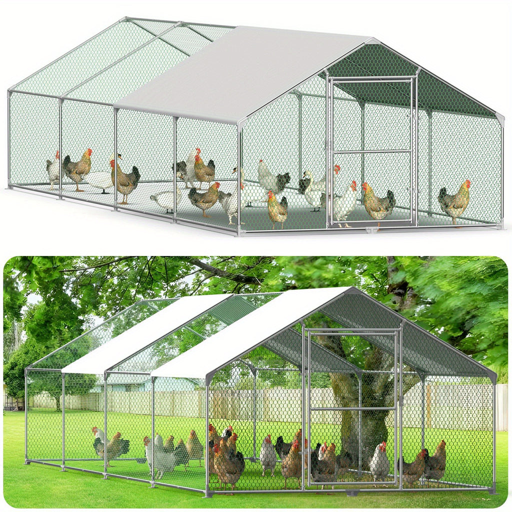 Hühnerstall, 3 x 8 x 2 m für Kaninchen Avikultur und Haustiere – Detailansicht 18