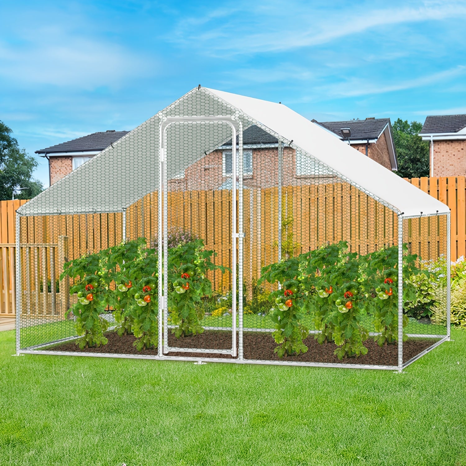 Hühnerstall, 300*200*200CM für Haustiere und Zuhause – Detailansicht 11