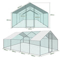 Hühnerstall, 3x8x2m/24㎡ für Haustiere und Zuhause – Detailansicht 7