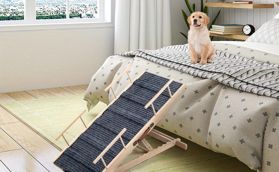 Hunde-Rampen Treppen Stufen Klappbar, rutschfest für Haustiere und Zuhause – Detailansicht 5