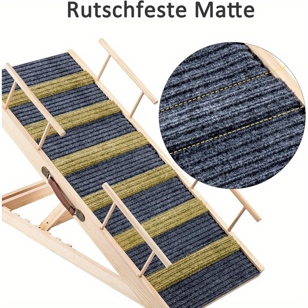 Hunde-Rampen Treppen Stufen Klappbar, rutschfest für Haustiere und Zuhause – Detailansicht 8