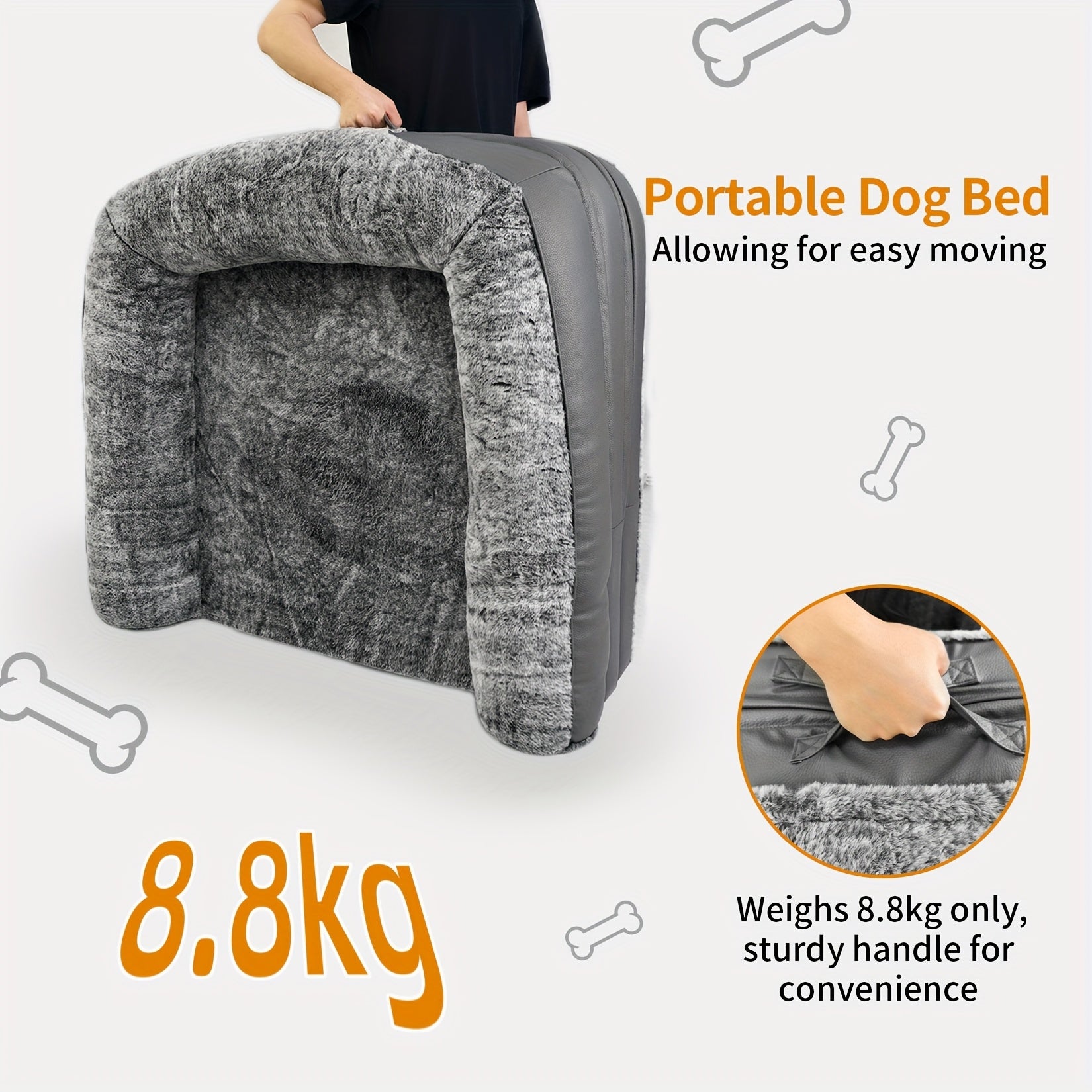 Hundebett, 180 cm für Hunde und Ruheplatz – Detailansicht 10