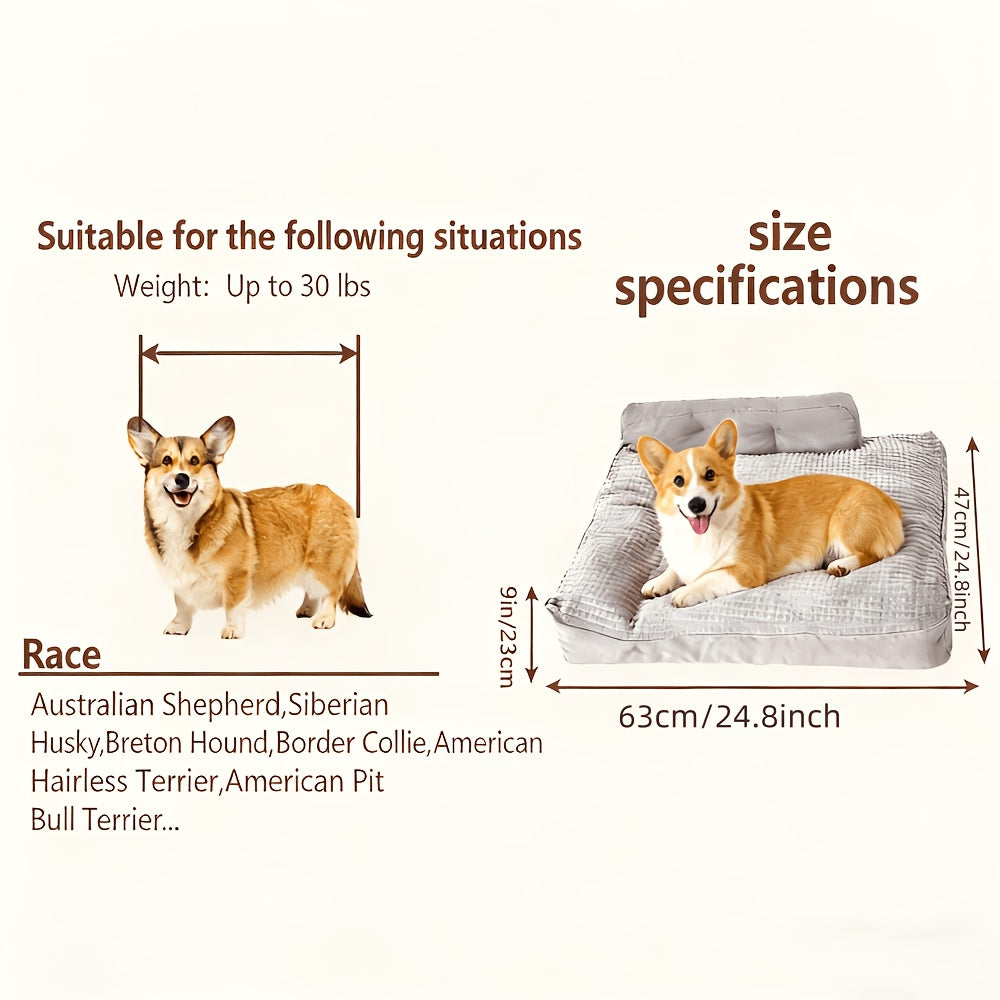 Hundebett, 54 x 36 cm (21.4" x 13.9") für Hunde und Ruheplatz – Hauptansicht