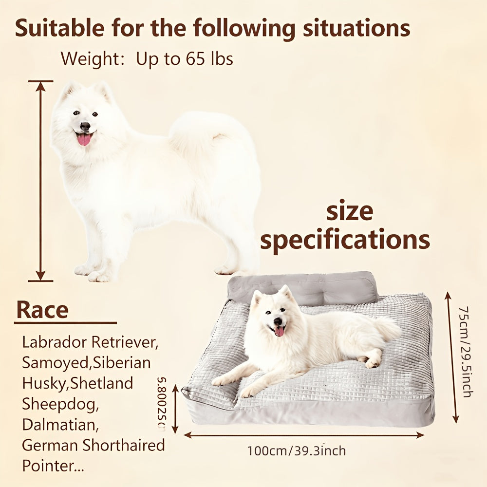 Hundebett, 54 x 36 cm (21.4" x 13.9") für Hunde und Ruheplatz – Detailansicht 2