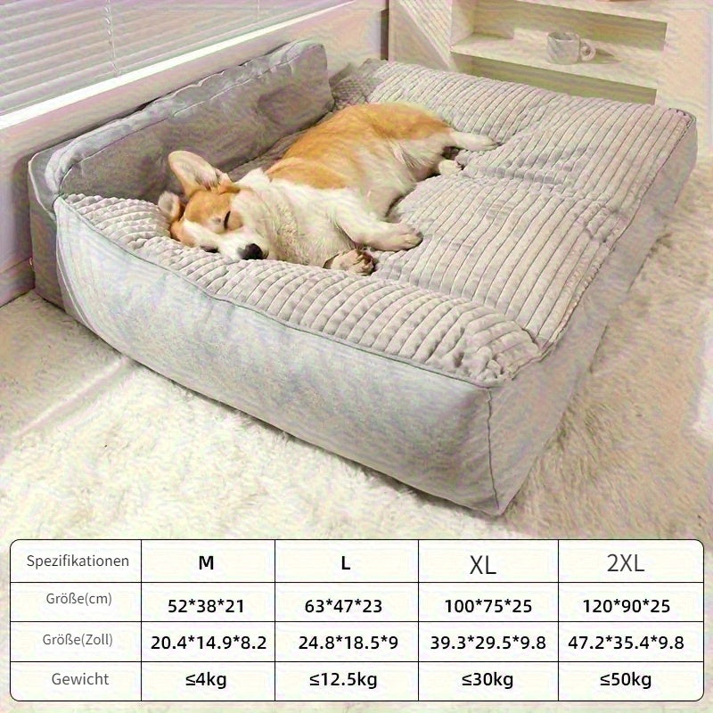 Hundebett, 54 x 36 cm (21.4" x 13.9") für Hunde und Ruheplatz – Detailansicht 5
